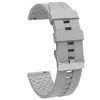 Curea din silicon compatibila cu Lg G Watch W110, Telescoape QR, 22mm, Steel Gray