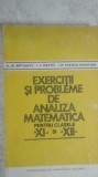 D. M. Batinetu, s.a. - Exercitii si probleme de analiza matematica, 1981, Didactica si Pedagogica