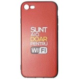 Husa Apple iPhone X Multicolor Mesaj Wi-Fi, Flippy