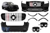 Kit de tuning tip BRBS GLS900 potrivit pentru Mercedes GLS X167 SUV 2020-2021, 2022, 2023 cu elemente negre lucioase Performance AutoTuning
