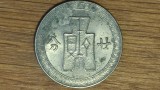 R08 China - perioada statelor marioneta ocupatie japoneza WW2 (puppet states) - 20 fen 1938 - RARA !, Asia