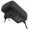 T&aacute;pegys&eacute;g POS POSB09100A, POSB09100A 9V/1A/9W Czarny, horizont&aacute;lis adapter, gniazdo AC:CEE7/16. wtyk DC: 2,1/5,5 (+)