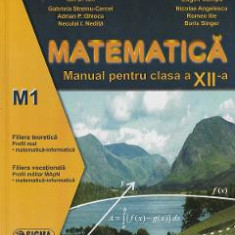 Matematica. M1 - Clasa 12 - Manual - Ion D. Ion, Gabriela Streinu-Cercel, Adrian P. Ghioca, Neculai I. Nedita, Eugen Campu, Nicolae Angelescu