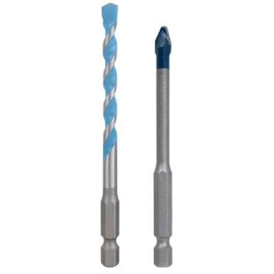 BOSCH Set burghiu pentru ceramica HEX-9, 8 mm si burghiu Multi Construction HEX-9, 8 mm foto