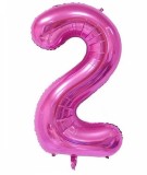 Baloane cifre mov 45 cm , Decor elegant pentru aniversari si petreceri