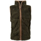 Vestă Jack Pyke Junior Sherpa Fleece, culoare oliv &icirc;nchis