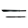 Set doua sabii de vanatoare, DEPOX&reg;, Ninja Blade, 83 cm, negru, teaca inclusa