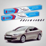 Cumpara ieftin Ștergătoare Renault Fluence Sedan 2009-prezent | Set Față Flat Premium &ndash; TeamCar&reg;
