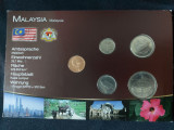 Seria completata monede - Malaezia 2005-2011 , 5 monede