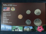 Seria completata monede - Malaezia 2005-2011 , 5 monede, Asia