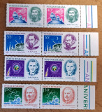 TIMBRE ROMANIA MNH LP783/1971 -Aniversări II Oameni de stiință -Serie &icirc;n pereche