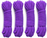 Set de 4 role de franghie UDS, bumbac, mov, 5 m