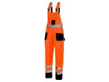 Pantaloni de lucru XL negri-portocalii avertizare LAHTI PRO L4061504