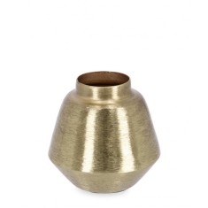 Vaza flori metal auriu Saad 8x8 cm