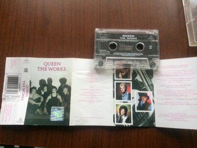 queen works 1994 album caseta audio muzica hard pop rock Parlophone rec. poland foto