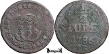 1786 PR, &frac12; St&uuml;ber - Carl Theodor - Ducatul de J&uuml;lich-Berg, Europa