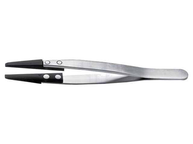 Pensetă ESD cu capete interschimbabile IDEAL-TEK 269CF.SA.1, v&acirc;rf plat