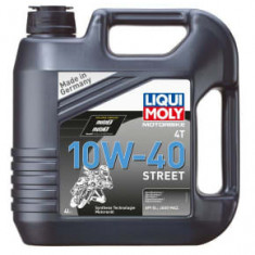 Ulei Motor 4T LIQUI MOLY Street 10W40 4l, API SN JASO MA-2 Semi-synthetic