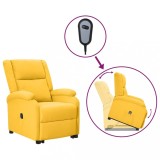 Cumpara ieftin Fotoliu cu ridicare, galben, material textil