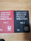 Angela Harnaj (coord.) - Catalogul marcilor postale romanesti, 2 vol. (1984)