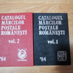 Angela Harnaj (coord.) - Catalogul marcilor postale romanesti, 2 vol. (1984)