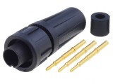 Mufă Conector Circular EN2 3 Pin 6.5A Lipire pe Cablu