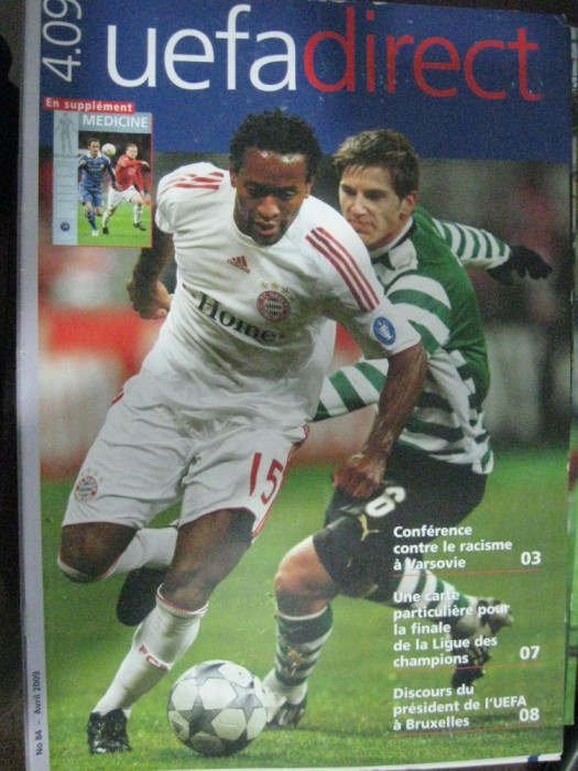 Revista fotbal (oficiala) UEFA-direct 2009