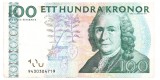 Suedia 100 Koroane Kronor 2010 P-65c Seria 9430304719