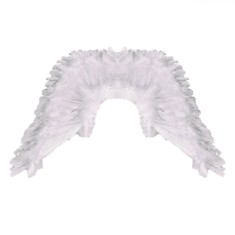 Aripi de deghizare albe tinsel pentru costum Halloween, CMCLASS