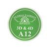 Gel UV 4D plastilina, gel plastart, Global Fashion, A12, 7g, verde aprins