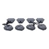 Set placute frana fata ATE, Audi A8, 1994-2005, Fata; puntea fata; Sistem de franare : hidraulic