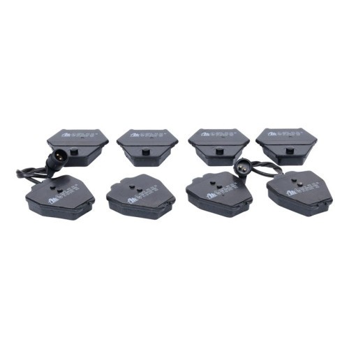 Set placute frana fata ATE, Audi A8, 1994-2005, Fata; puntea fata; Sistem de franare : hidraulic
