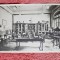 Fotografie tip carte postala, Scoala Centrala de Fete din Bucuresti, sala de fizica, inceput de secol XX