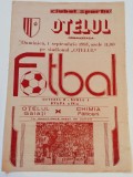 Program meci fotbal OTELUL GALATI - CHIMIA FALTICENI (01.09.1985)