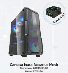 Carcasa Inaza Aquarius Mesh + T-DAGGER Neutron 500W foto