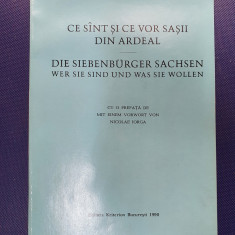 Nicolae Iorga - Ce sunt si ce vor sasii din Ardeal, ed. bilingva romano-germana