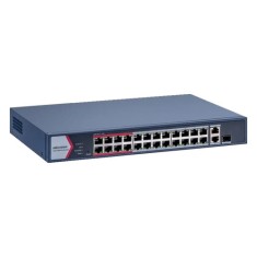 Switch 24 porturi PoE 100Mbps, 1 x Gigabit RJ45, 1 x Gigabit combo, Management - HIKVISION DS-3E1326P-EI-M SafetyGuard Surveillance foto
