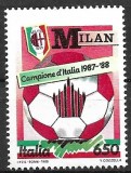 B1994 - Italia 1988 - Fotbal neuzat,perfecta stare, Nestampilat