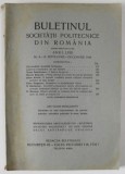 BULETINUL SOCIETATII POLITECNICE DIN ROMANIA , NR. 9-12 , 1944 , CONTINE SI PAGINI CU RECLAME *