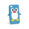 HUSA SILICON 3D PENGUIN NOKIA X NORMANDY ALBASTRU