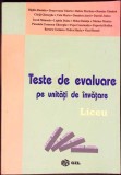 TESTE DE EVALUARE PE UNITATI DE INVATARE LICEU-D. BIGHIU, V. BRASOVEANU SI COLAB.-338219