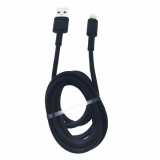 Cablu de date si incarcare rapida, XO NB-Q166 87544, 5A, conector USB Tip A tata la Tip Lightning tata, lungime 100 cm, in blister, negru