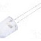 Dioda LED 5mm, ro&amp;#351;ie, convex, 2.1...2.6V, OPTOSUPPLY - OS5REA5A31A-T
