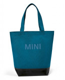 Geanta Oe Mini Shopper Color Block Albastru / Negru 80222460862