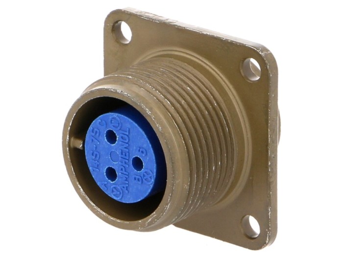 Conector circular 14S, 3 pini