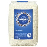 Orez Bob Rotund Alb Davert Bio 500g - Ideal pentru Orez cu Lapte