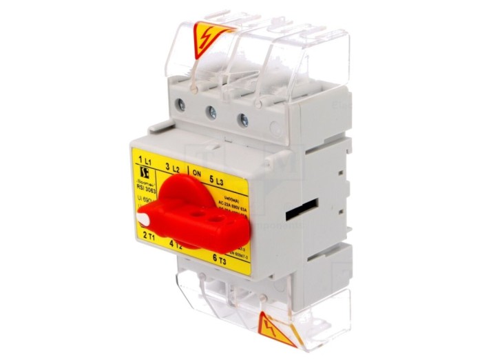 Separator-&icirc;ntrerupător 3P 63A, 400VAC