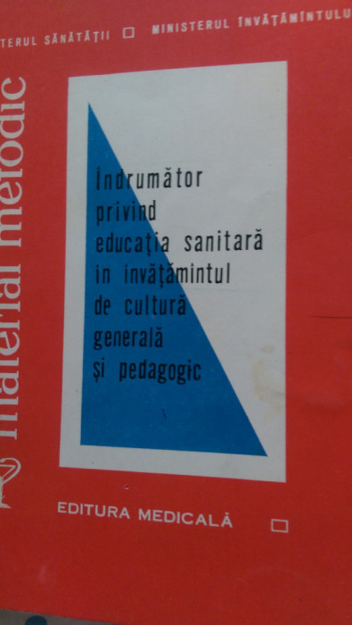 Indrumator privind educatia sanitara in invatamantul de cultura generala