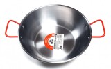 Tigaie adanca pentru prajit, 2 manere, otel lustruit, 30 cm, 4.25 litri, La Ideal, Garcima, GRC10330