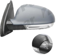 Oglinda exterioara Jetta / Golf Combi (1K5/1Km) 09.2005-09.2010 Partea Stanga Crom Asferica Electrica Cu Incalzire, cu semnalizare, carcasa grunduita
